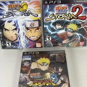 Naruto Ultimate Ninja Storm 1-3 Bandi Namco PlayStation 3 Lote PS3 - Imagen 1 de 13
