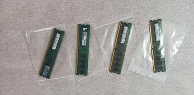 (3gb total) 4 Memory Sticks RAM 2 Samsung 512mb 1Rx8 PC2 5300U 555 12 ZZ & 2 1GB - Image 1 of 4