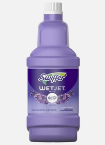 Swiffer WetJet Febreze Lavender Scent Floor Cleaner Refill Liquid Bottle 42.2 oz - Picture 1 of 2
