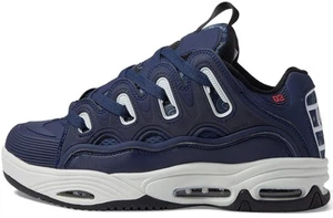 Osiris D3 2001 Azul Marino Rojo Paisley Hombres Zapatillas de Skate Zapatos - Imagen 1 de 6