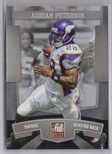 2010 DONRUSS ELITE NATIONAL CONVENTION ADRIAN PETERSON #'d 499 PANINI