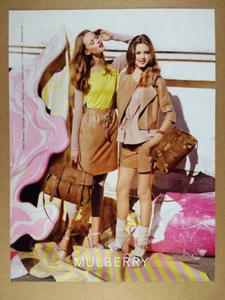 Bolsos de viaje Mulberry 2012 anuncio impreso vintage - Imagen 1 de 1