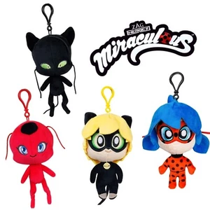 LLAVERO ZAG HEROEZ MIRACULOUS LADYBUG KWAMI FELPA SUAVE 5" CLIP-ON-TOYS PMI JUGUETE - Imagen 1 de 22