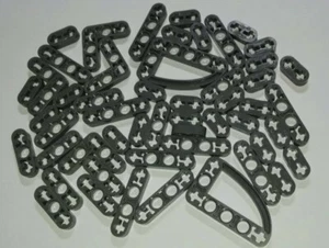 LEGO® Technik Technic 50 Stück Liftarme flach dünn neu-dunkelgrau - Bild 1 von 1
