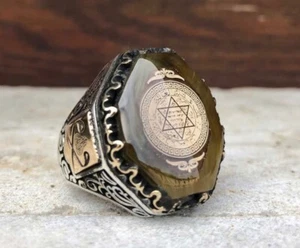 King Solomon’s Seal, 925 Sterling Silver Handmade Ring, Suleimans seal, Talisman