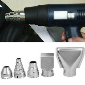 5 Set Hot Air Blower Hot Air Gun Hot Air Blower Nozzle Made Of Stainless Steel