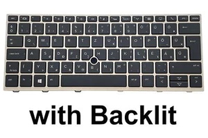 Backlit Hungarian Keyboard for HP EliteBook 830 G5, 830 G6, 836 G5 Silver frame - Picture 1 of 7