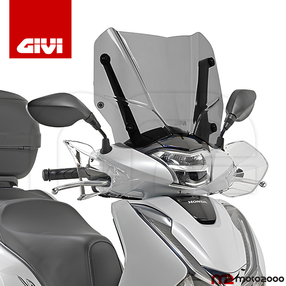 Cupolino Sh 125 Parabrezza Per Scooter Givi Honda Sh Mode 125 (21