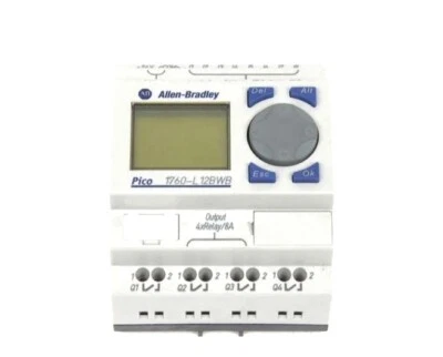 Allen Bradley Pico Controller 8 Digital Inputs 4 Relay 24VDC 1760-L12BWB NIB - Image 1 of 4