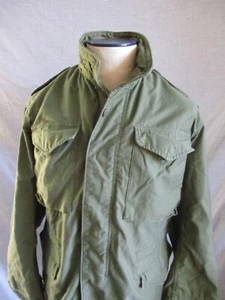 Alpha Industries green OG-107 made USA army military field jacket Regular Small - Picture 1 of 12