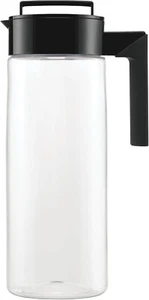 Takeya Patented Airtight Pitcher Made in the USA, BPA Free Food Grade 2Qt Black - Picture 1 of 3