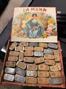 Vintage BIG LOT 1960's 50's Watch Gear Winding Pinon in Tins and Old La Muna Box - Picture 1 of 6