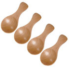 4 Pcs Wooden Scoop for Craft Spoons Mini Crafts Tiny
