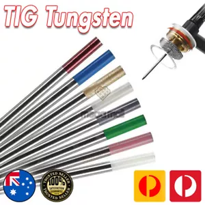 RED 2% Thoriated Tungsten for AC/DC TIG Welding TIP Electrode 175mm Best AU WT20 - Picture 1 of 7