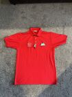 Brand New With Tags Kustom Kit Polo Shirt Summit Polo Red Cotton Size Large 