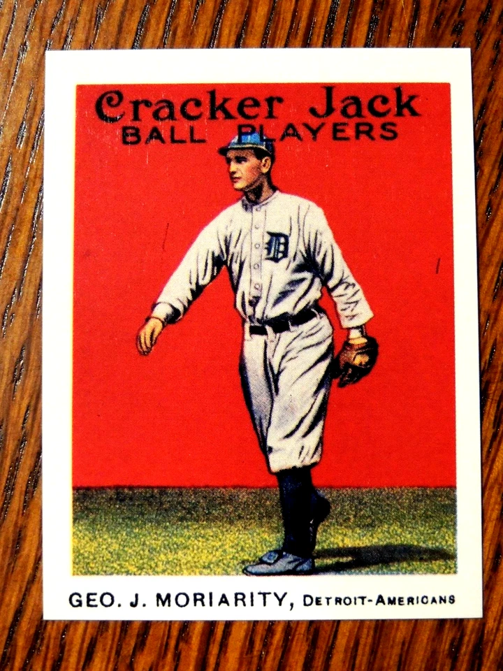 GEORGE MORIARITY 1983 RENATA GALASSO 1915 CRACKER JACK REPRINT #114   DETROIT - Image 1 of 1