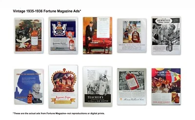 Vintage 1935-1936 Fortune Magazine Ads (Liquor) - Image 1 of 4