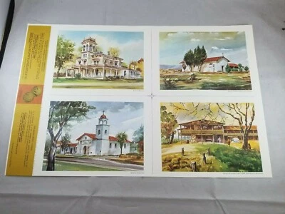 Standard Oil of CA Bicentennial Print Series 1969  / Santa Cruz, Soledad,Vallejo - Image 1 of 4