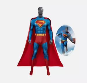 Superman: Legacy Superman Costume Clark Kent Cosplay Suit Men's Outfit - Picture 1 of 20