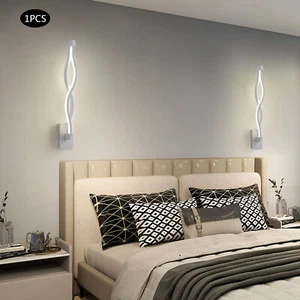 Modern LED Wall Lamp Bedroom Beside Wall Sconce Light Corridor Wall Lighting USA - Picture 1 of 20