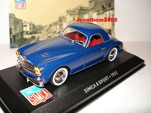 ALTAYA - SIMCA 8 SPORT BLEU - 1952 au 1/43 ° - Picture 1 of 3