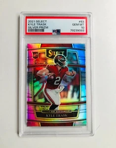 2021 Select Kyle Trask Silver Prizm RC #63 PSA 10 GEM MINT - Bild 1 von 2