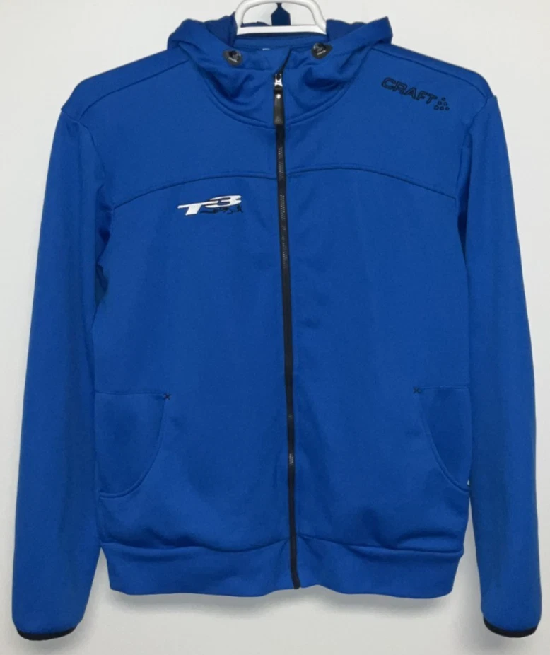 工艺连帽衫男式大号蓝色 — 第 1/3 张图片