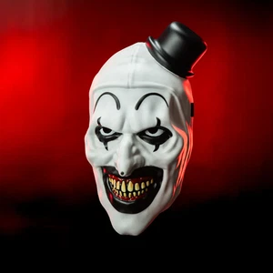 Mask "Terrifier 2" Art The Clown Injection Mold Frontal Face Mask FREE SHIPPING - Picture 1 of 4