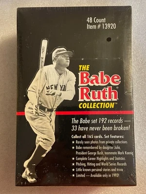 1992 MegaCards The Babe Ruth Collection 48 Count Sealed Box - Image 1 of 4