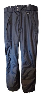 Pantalones de nieve Sport Essentials negros cargo unisex talla S aislados nieve esquí deportes Foto 1 de 4