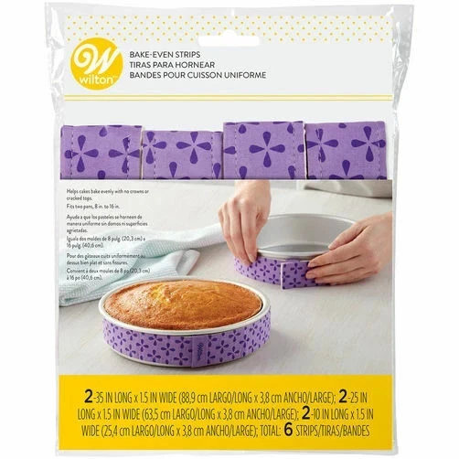 Wilton 415-0796 6-Piece Bake Even Strip Set