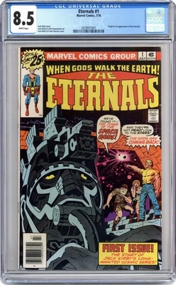 Eternals #1 CGC 8.5 1976 2029937001 1st app. Eternals, Ikaris, Makkari, Kro - Image 1 of 2