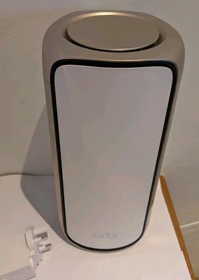 Netgear Orbi 970 Series Quad-band WiFi 7 Mesh Add-on Satellite (RBE970) - Image 1 of 3