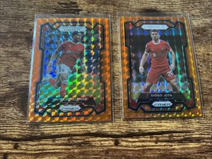 Mosaico naranja Panini Prizm Premier League Diogo Jota & Anthony Elanga 2023-24 - Imagen 1 de 5