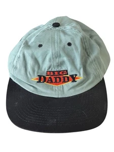 Vintage Big Daddy Embroidered Green & Black Snapback Hat - Picture 1 of 11