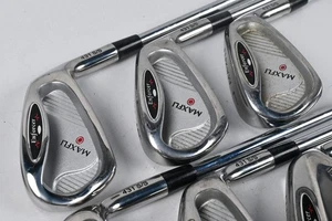 Maxfli Red Dot Irons / 5-9i+SW / Stiff Flex Maxfli Shafts - Picture 1 of 7