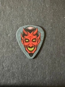 guitar pick collection -  ROB ZOMBIE. RIGGS. DEVIL LOGO. SIGNATURE. BLACK. - Picture 1 of 2