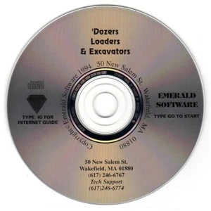Dozers, Loaders & Excavators (Ages 3-12) (PC-CD, 1994) - NEW CD in SLEEVE - Picture 1 of 3