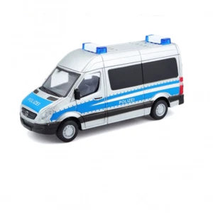 Bburago 18-32006P Modellauto Mercedes Sprinter Polizei silber-blau, Maßstab 1:50 - Bild 1 von 1
