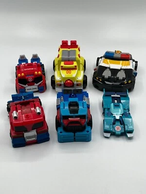 Transformers Optimus Prime Playskool Heroes Rescue Bots.  Lot of 6 - 2017 - Image 1 of 4