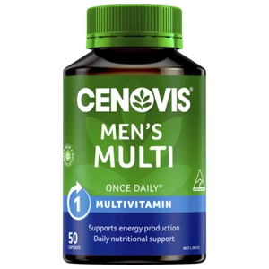 Cenovis Men's Multi 50 Capsules Once Daily Mens Health Multivitamin Vitamins - Picture 1 of 3