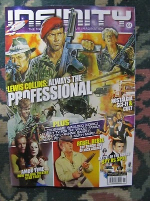 Infinity  # 61 ( UK ) Lewis Collins, Johnny Yuma & Star Trek    BRAND  NEW - Image 1 of 2