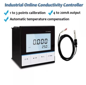 Medidor de Conductividad Controlador Temperatura TDS Probador Analizador de Calidad del Agua Monitor - Imagen 1 de 19