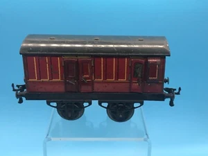 VINTAGE HORNBY / MECCANO O GAUGE TINPLATE. PRE WAR GUARD VAN - Picture 1 of 12