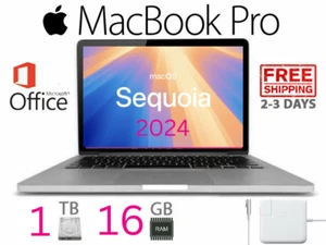Laptop Apple Macbook Pro 13" | ULEPSZONY i5 16 GB RAM | 1 TB HD | MacOS | GWARANCJA - Zdjęcie 1 z 8