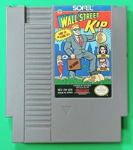 Wall Street Kid Nintendo NES Game Cartridge AUTHENTIC - Very Good Condition - Picture 1 of 4