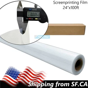 2 Rolls,24"x100ft. Premium Waterproof Instant Dry Inkjet Milky Transparency Film - Picture 1 of 10