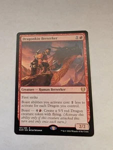 Dragonkin Berserker Kaldheim Regular Magic The Gathering Casi Nuevo - Imagen 1 de 1