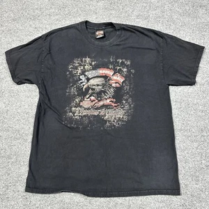 Harley Davidson Shirt Mens XL Black Short Sleeve Waco Texas Cotton - Picture 1 of 7