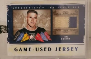 2013 Superlative The First Six Game Used Jrsy Tim Horton Maple Leafs - Picture 1 of 2